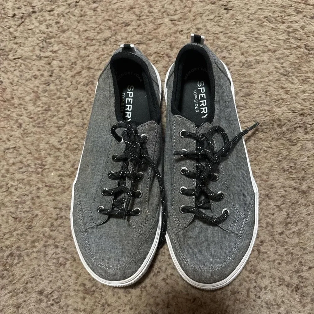 Sperry kids girls‎ Sz 2.5 sneakers gray